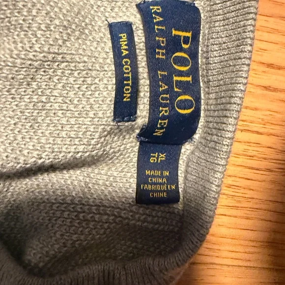 Ralph Lauren Men's Light Gray Crewneck Sweater - Picture 3 of 4